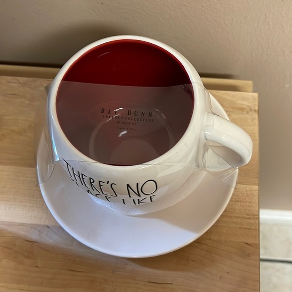 Rae Dunn There's No Place Like Home Mug Saucer Set ๐ Wizard of Oz Dorothy - Picture 2 of 4